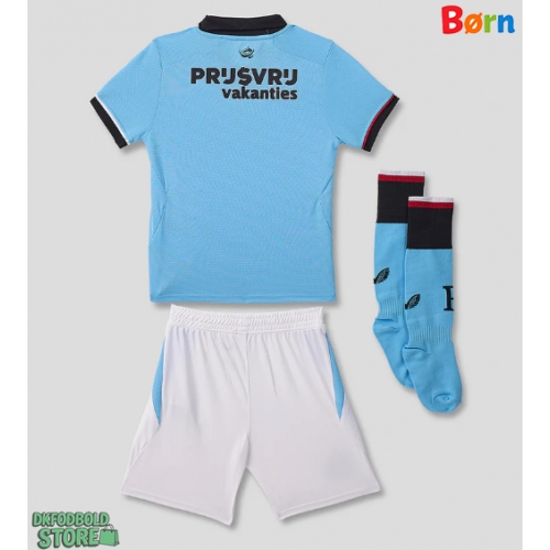 Feyenoord Replika Babytøj Udebanesæt Børn 2026-27 Kortærmet (+ Korte bukser)